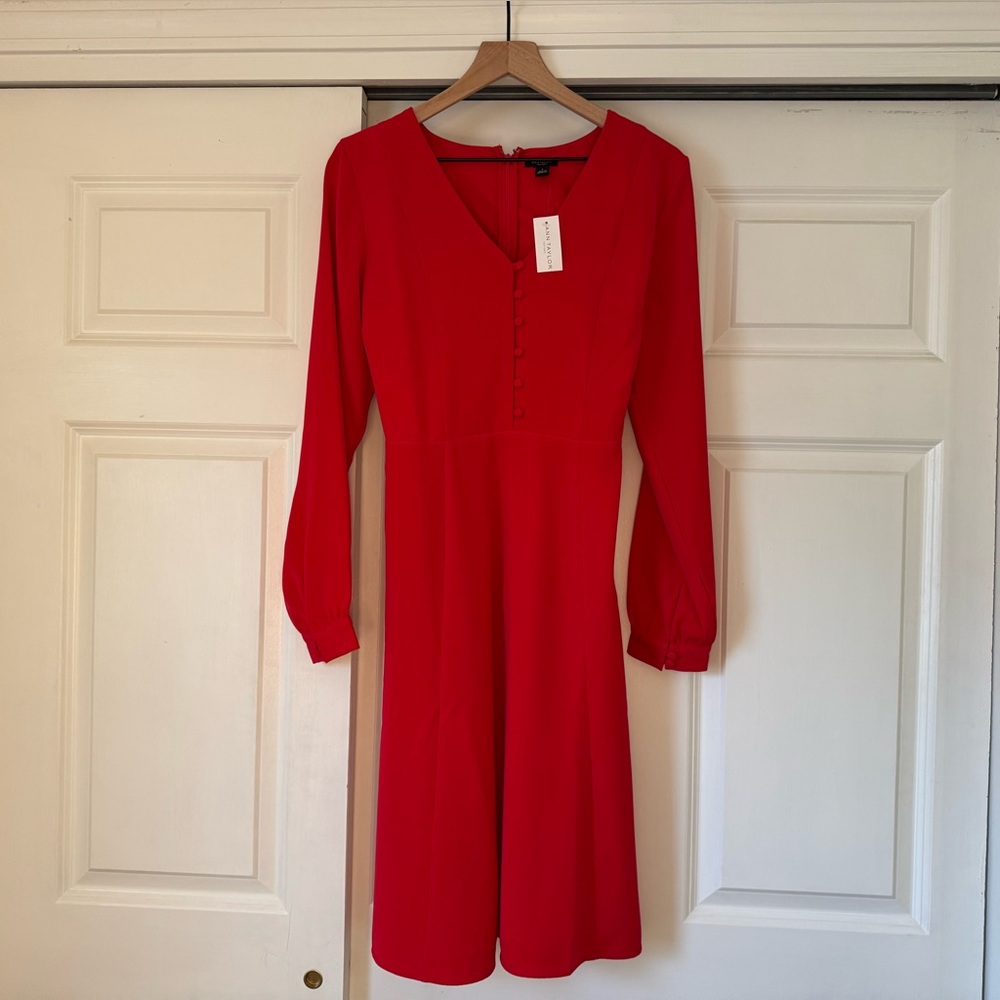 Ann Taylor Red Dress